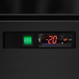 Black Freezer Display - 3 Glass Doors - 1090 L | TEFCOLD Atom Maxi