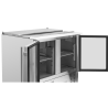 Saladette Compact - 2 Sklenené Dvere s Otváracou Strechou - Dynasteel