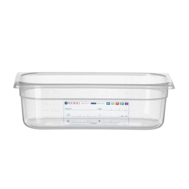 Bak gastronorm 1/3 - Značka HENDI - Fourniresto