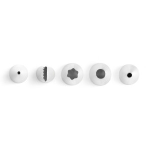 Sada 5 ozdobných náustkov - Značka HENDI - Fourniresto