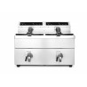 Fritovac s indukčným ohrevom a odtokovým kohútikom - 2 x 8 L