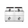Fritovac s indukčným ohrevom a odtokovým kohútikom - 2 x 8 L