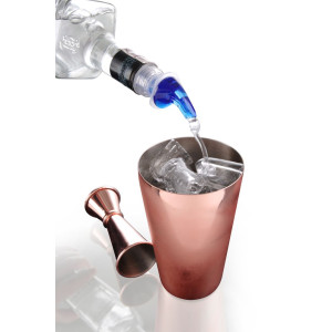 Modrý pohárik na víno - Sada 4