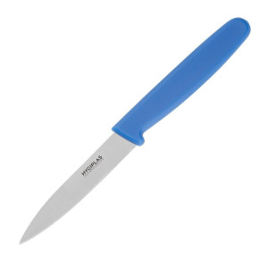 Couteau D&#039;Office Bleu Lame 7,5 Cm - Hygiplas - Fourniresto