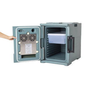 Izotermický ohrievací potravinový kontajner modrej farby 52 L - Cambro - Fourniresto