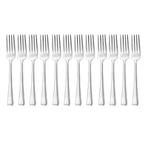 Dessert Fork Harley In Stainless Steel - Set of 12 - Olympia - Fourniresto