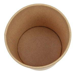 Plastové misky na polievku Kraft vhodné do mikrovlnky a na recykláciu - 450 ml - Balenie 500 kusov - Colpac