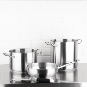 Sauté pan z nerezovej ocele - Ø 240 mm - Vogue