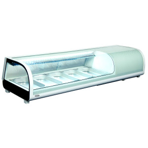 Vitrine na sushi CombiSteel - Chladená & LED osvetlenie
