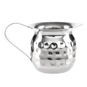 Mini džbán na mlieko z tepaného nehrdzavejúceho ocele - 78 ml - Sada 6 - Olympia