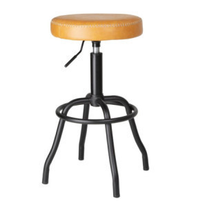 Brooklyn Caramel PU Bar Stool - Bolero