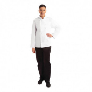 Biela unisex kuchynská bunda s dlhými rukávmi Vegas - Veľkosť L - Whites Chefs Clothing - Fourniresto