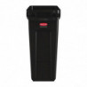 Recycling Collector with Black Ventilation Ducts 60 L - Rubbermaid - Fourniresto