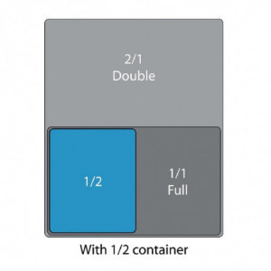 Bac en Polypropylène - GN1/2 - Vogue - Fourniresto
