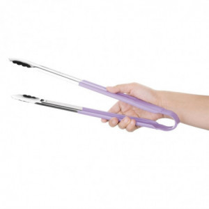 Pinceta na servírovanie 405 mm fialová - Vogue - Fourniresto