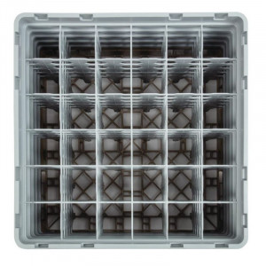 Regál na poháre 36 oddelení Camrack Beige - Š 500 x H 500mm - Cambro