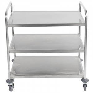 Voziček Inox 3 Police Dynasteel - Robustný a funkčný pre profesionálov v oblasti stravovania