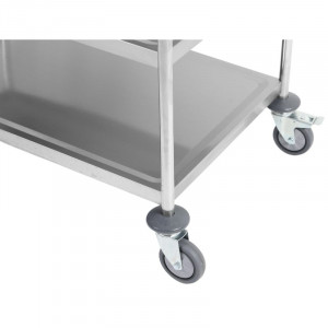 Voziček Inox 3 Police Dynasteel - Robustný a funkčný pre profesionálov v oblasti stravovania