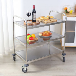 Voziček Inox 3 Police Dynasteel - Robustný a funkčný pre profesionálov v oblasti stravovania