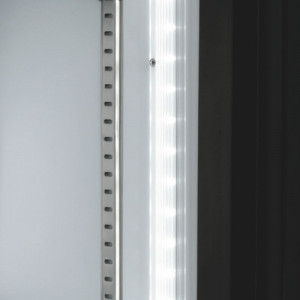 Chladnička s pozitívnym a negatívnym chladením - 2 sklenené dvere - 820 L - Bartscher