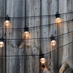 Guirlande Lumineuse Guinguette Solaire et Prise LED - Party Clear Hybrid - Lumisky