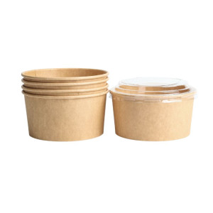 Miska na šalát Kraft - 1000 ml - Balenie 300 kusov - Dynasteel